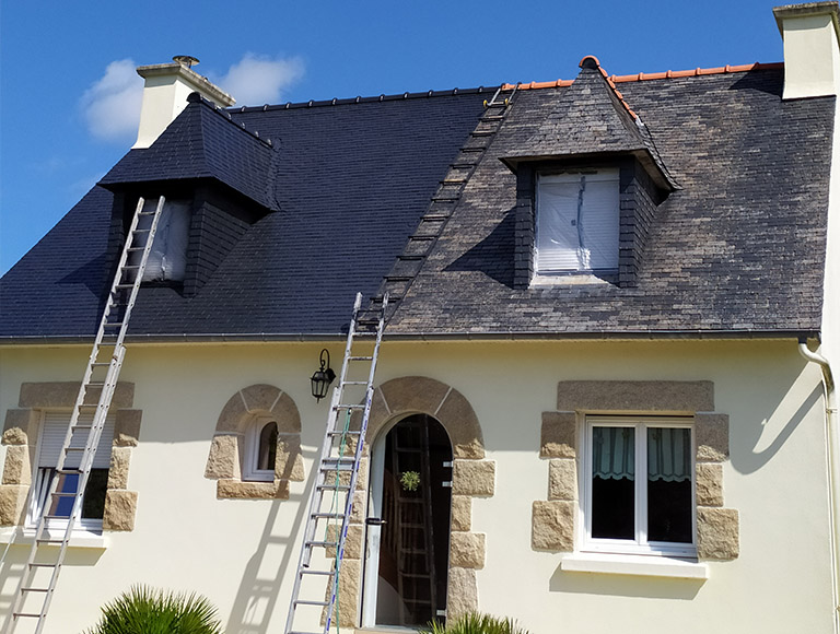 Nettoyage, Peinture & Ravalement de façade - Lobry Toiture